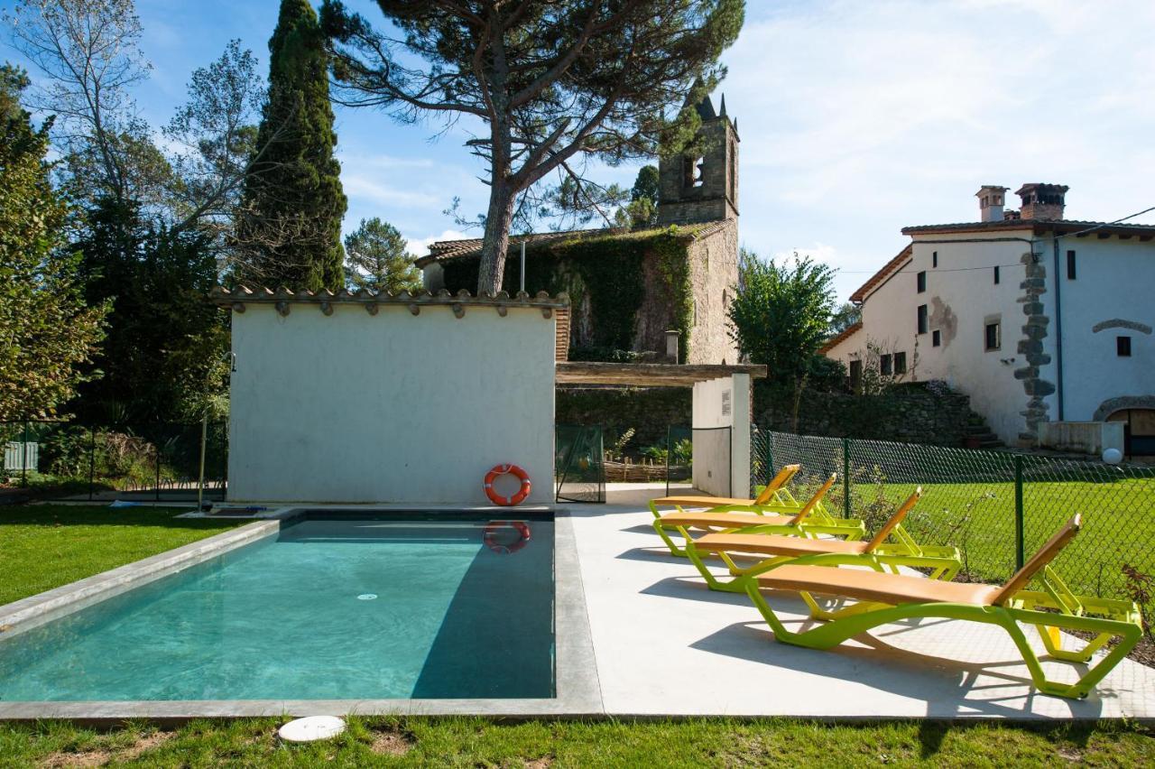 B&B La Rectoria De Sant Miquel De Pineda Sant Felíu de Pallarols Dış mekan fotoğraf